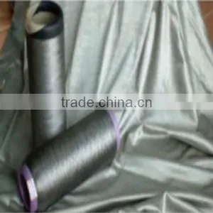 Silver Electromagnetic Shielding Conductive Yarn thumbnail-1