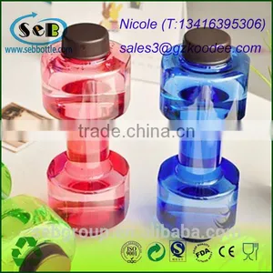 Food Wall Decals Set of Weights With Bottled Water to the Gym /Plastic Dumbbell Bottle thumbnail-1