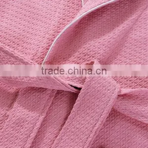 100% Cotton Plus Size Quilted Waffle Bathrobe for Wholesale thumbnail-5