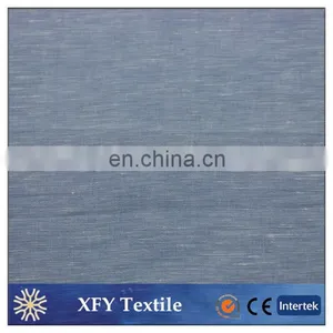 XFY Dyed Blue 100% Linen Fabric for Pillow thumbnail-2