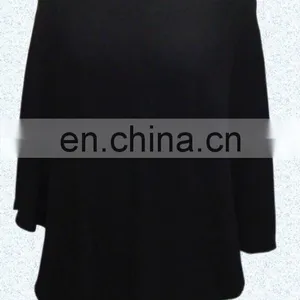 Knitted Poncho,Plain Knit, Cable Knit thumbnail-3