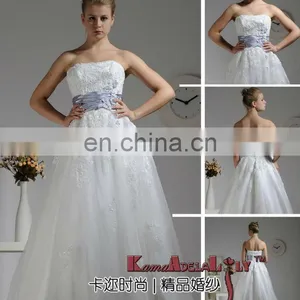 EB1244 Fanbulous Beading Sash Sweetheart Neckline Lace Wedding Dresses thumbnail-1