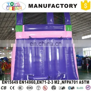 Single Lane 0.55mm PVC Tarpaulin Inflatable Dry Slide for Kids Climbing thumbnail-4