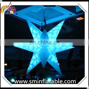 Colorful Advertising Inflatable Led Star, Inflatable Led Cone. Stage Hanging Led Star Decorate for Music Performance Concert thumbnail-1