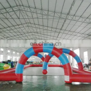 Top Inflatable Race Track For Car Inflatable Air Track Inflatable Sport Games thumbnail-5