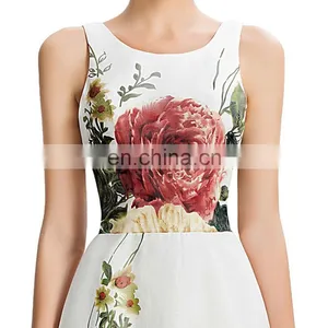 Grace Karin 2016 New Design Women Long Sleeveless Flower Pattern Chiffon Long Prom Dress GK000033-1 thumbnail-4