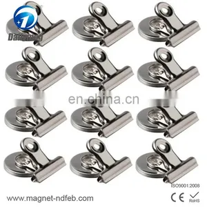 Magnet Fidge Clips Holder, Document Note Paper Clamps - 38mm - Perfect for Kitchen/ House/ Office Use thumbnail-1