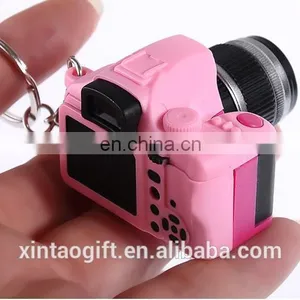 Simulation SLR Camera Modeling Key Pendant LED Luminous Sound Cartoon Bag Ornaments Key Ring Small Gifts thumbnail-6
