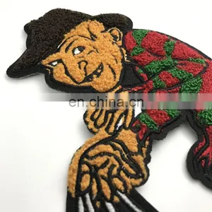 Wholesale Chenille Custom Rose Embroidered Embroidery Patch thumbnail-6