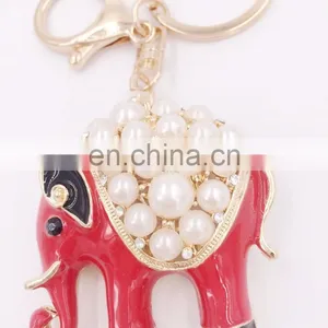 Lovely Elephant Shaped Metal Key Chain thumbnail-3