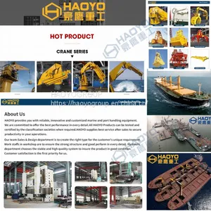 ABS/NK/BV/CCS Certified Knuckle Boom Hydraulic Marine Crane thumbnail-2