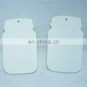 White Color Square Crown Vent Clip Custom Air Freshener Paper Car thumbnail-5