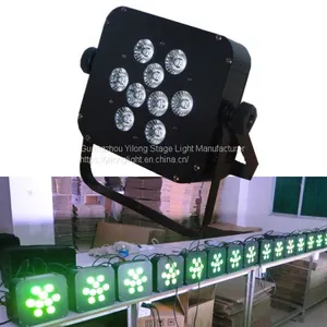 Google 9X15W RGBWA 5in1 Flat Slim Led Par for Wedding Party American dj Light thumbnail-1