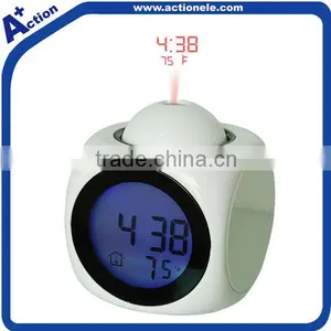 Digital Talking Projection Table Alarm Clock thumbnail-1