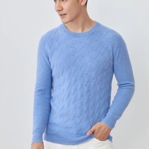 Half Collar Jumpers Sweater Grey Cashmere Sweater Luxury Cashmere Sweater thumbnail-2