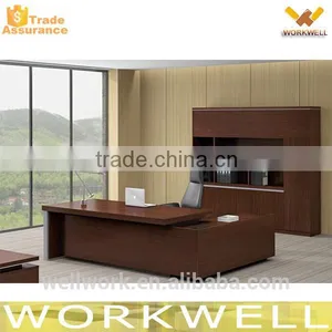 WORKWELL Wooden Executive Office Table With Side Table S4-258B Quality Choice thumbnail-1