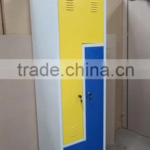 (DL-SL1) Colorful Customized Commercial Office Furniture Z Shape Steel Locker, L Shape Metal Locker, Slant Steel Locker thumbnail-1
