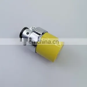 Hot Selling Yellow Socket Copper Accessories Chrome Plated Electric Plug Socket thumbnail-3