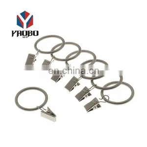 Curtain Rod Accessories Metal Clips Rings Hooks Window Shower Curtain Rings Hanging Clips thumbnail-2