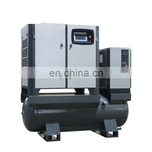 Bison China 7.5Kw 10Hp 15Kw 22Hp Direct Diven Single Phase Aircompresor Rotary Screw Air Compressor thumbnail-1