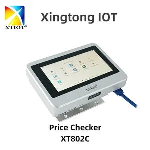 XT802C Retail Tablet Kiosk Wall Mount Self Service Kiosk POE Price Checker KIOSK With Barcode Scanner thumbnail-1
