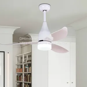 Fan Light Household 44 Inch Living Room Ceiling Fan Light Restaurant Variable Frequency Makaron Electric Fan Light（Wechat:13510231336） thumbnail-4