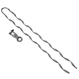 Manufacturer Supply Hot Dip Galvanizing Spiral Tension Clamp Wire for OPGW Optical Cable thumbnail-2