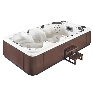 OEM Deluxe Large 8 Person Outdoor Spa In-ground Whirlpool Spa Tub thumbnail-1