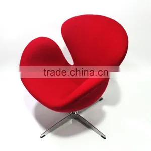 Fiberglass Arne Jacobsen Swivel Swan Armchair thumbnail-1