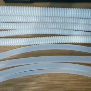 Durable Transparent Corrugated PTFE Hose for Extreme Temperature and Chemical Resistance thumbnail-2