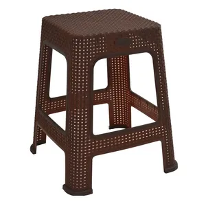 High-Strength Plastic Stool Chair Injection Mold Durable Household Tall Stool Mould thumbnail-2