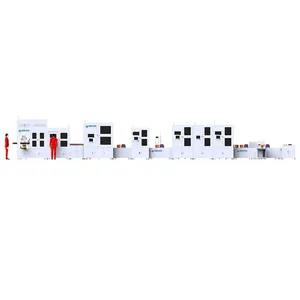 Semi-automatic Production Line for Large Cylindrical Lithium Battery Module Pack, Production Line for Cylindrical Battery Module Pack thumbnail-5