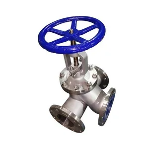 Manufacturer Direct Sales Three-way Antibiotic Flange Globe Valve thumbnail-1