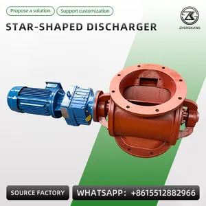 High Quality YJD Star-shaped Unloader Rotary Airlock Valve Industrial Dust Collector Discharge Rotary Feeder For Powder Granule thumbnail-5