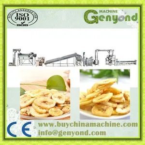 Automatic Banana Peeling Slicing Cutting Blanching Frying Packing Plantain Chips Making Machine Production Line thumbnail-3