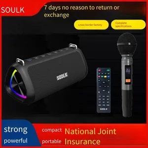 High-quality 80w Bluetooth Ktv Speaker, Subwoofer With 3d Surround Sound, Small Cannon, 7-level Waterproof for Cycling thumbnail-1