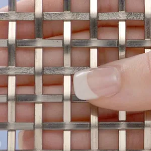 Durable New Stainless Steel Woven Decorative Mesh Patterns, Suitable for Elevator Car Decoration thumbnail-3