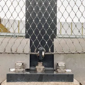 Professional Standard Stainless Steel Wire Rope Mesh, Cable Mesh, and Metal Rope Mesh for Sale. thumbnail-5