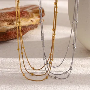 Bulk Stainless Steel Necklace 2.5mm Cable Chain Spring Ring Clasp 50 Pcs Per Lot Mill Test Report thumbnail-3