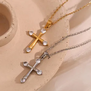 Factory Price 316L Stainless Steel Choker Necklace 18K PVD Plated Waterproof Anti-tarnish thumbnail-4
