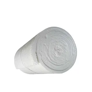 Asbestos-free Aluminum Silicate Insulation Roll; Kiln Exhaust Pipe Refractory Insulation Cotton thumbnail-5