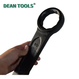 45# Steel Striking Box Wrench Size 17*150 Mm,Extra Wide Strike Zone Slogging Ring Spanner Corrosion Resistant Rust Resistant thumbnail-1