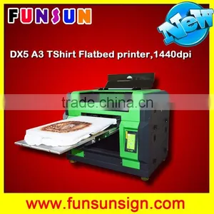 a3 a4 Printing Size Textile Printer With Dx5 Head 1440dpi Cmyk White Colors thumbnail-1