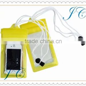 PVC Mobile Phone Pouch With Strawing/waterproof Cell Phone Bag/promotional Phone Waterproof Bag thumbnail-1