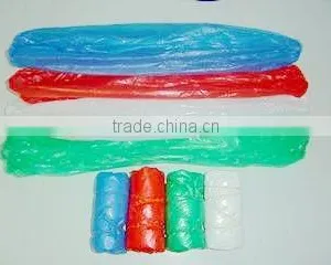 Cleanroom Disposable PE Sleeve Covers Elastic Cuff Plastic Protective Sleeve thumbnail-1