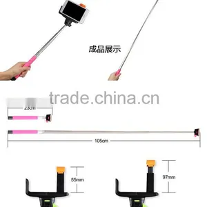 Colorful Wireless Monopod Bluetooth Selfie Stick With Bluetooth Remote Shutter&smartphone Selfie Stick thumbnail-2