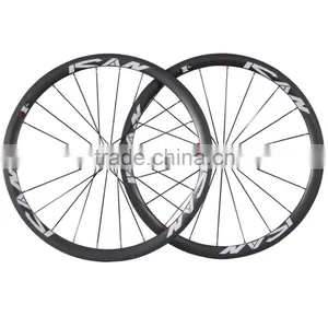 38mm Clincher Carbon Wheel 700c Road Bicycle Wheel 23mm Width UD Matt 38C thumbnail-1