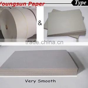 350gsm Grey Bag Paper for Handle Bag Waste Paper Board thumbnail-1