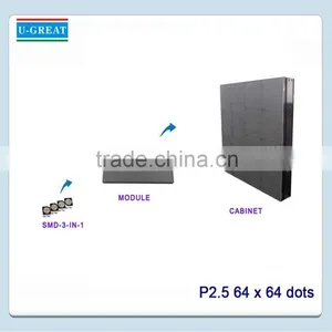 Wholesale Best Price Indoor Small Pixel HD P2.5 LED Module 160x160mm Quality Choice thumbnail-5