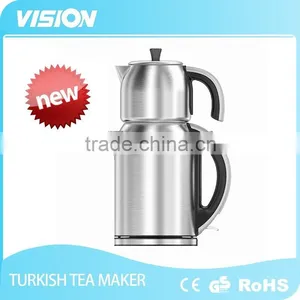 WX-8802 Electric Turkish Tea Maker/teapot and Kettle Set thumbnail-1